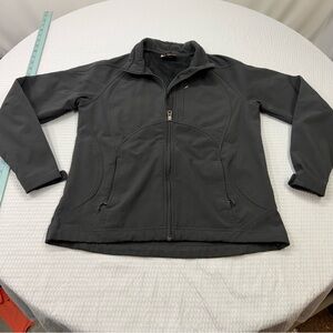 Diamond Supply Co. Black Fleece Jacket with Red Trim Label